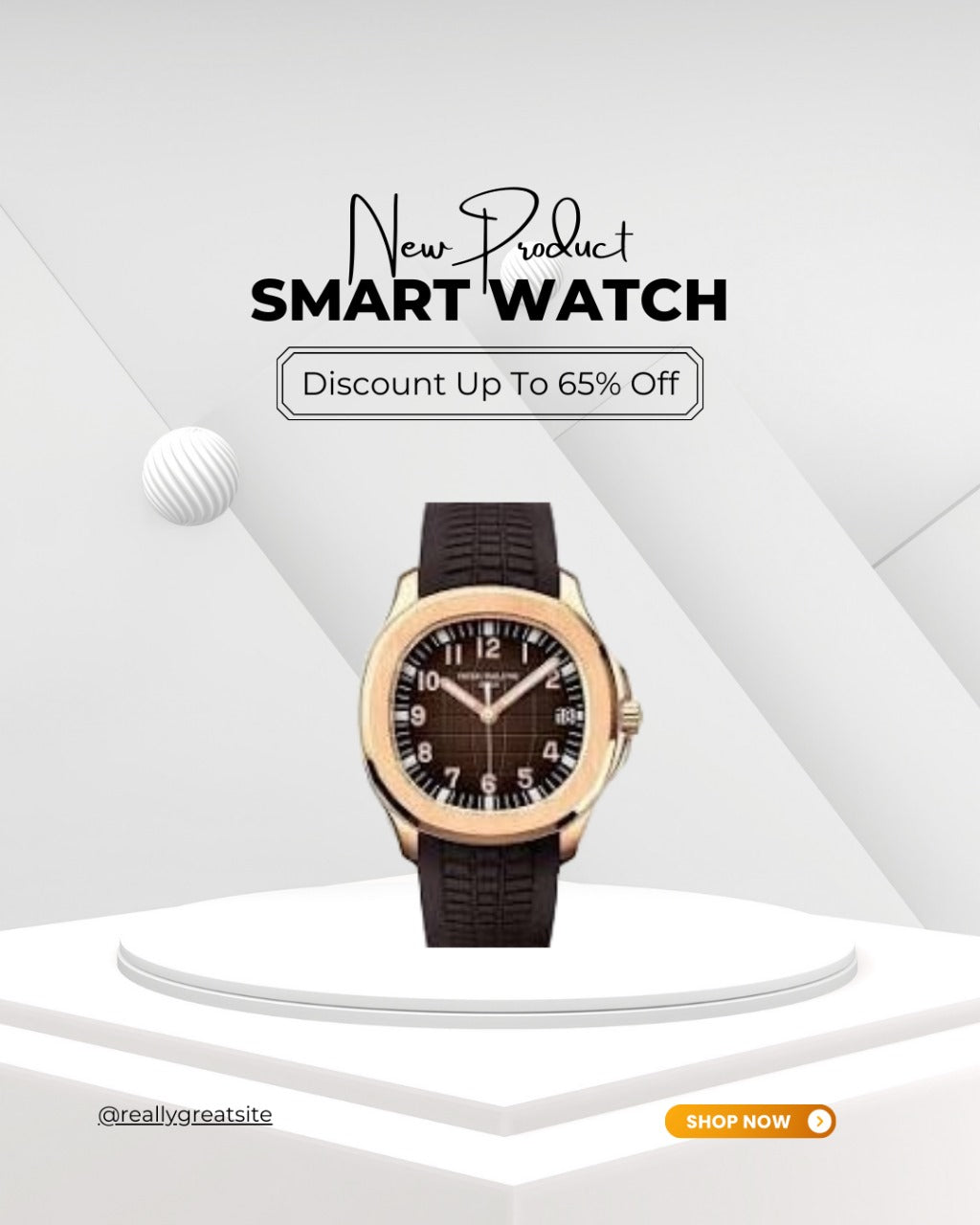 Patek Phillippe Rubber Strap Watch